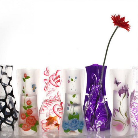 Flower Plastic PVC Durable Vase