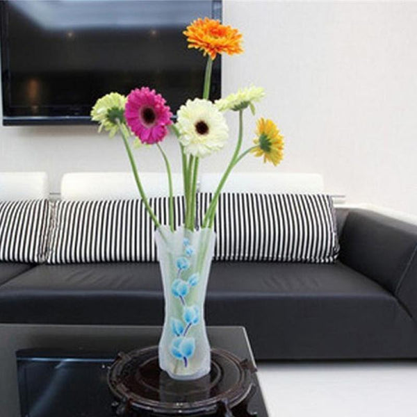 Flower Plastic PVC Durable Vase