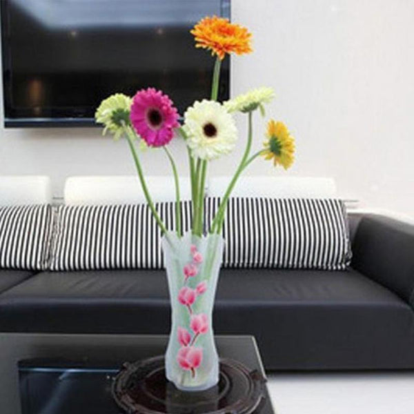 Flower Plastic PVC Durable Vase