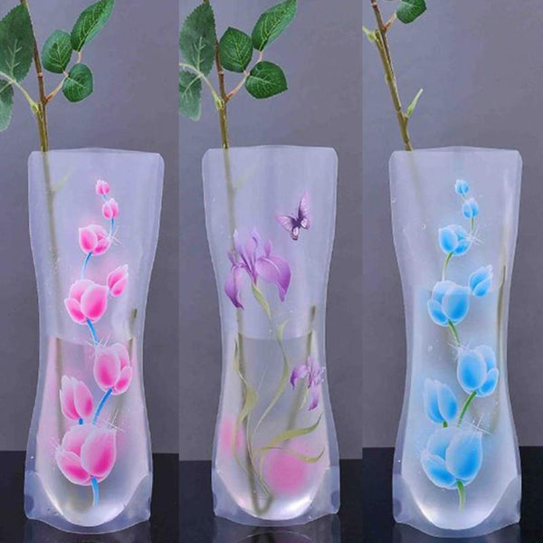 Flower Plastic PVC Durable Vase