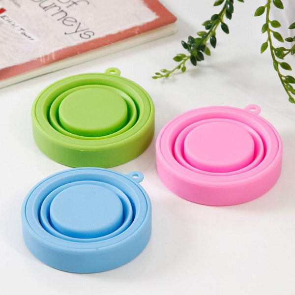 Silicone Collapsible Travel plastic cups