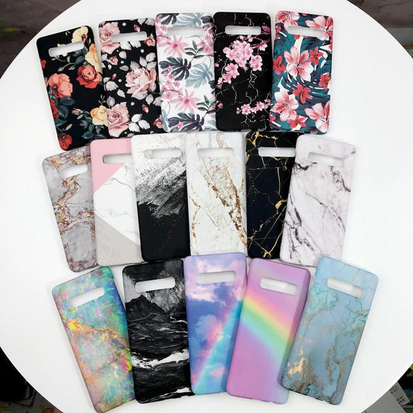 Hard Marble Plastic Phone Case