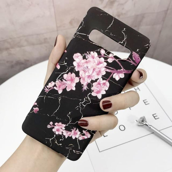 Hard Marble Plastic Phone Case