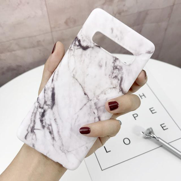 Hard Marble Plastic Phone Case