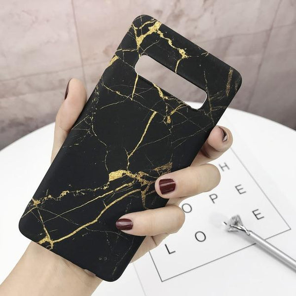 Hard Marble Plastic Phone Case