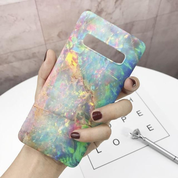 Hard Marble Plastic Phone Case