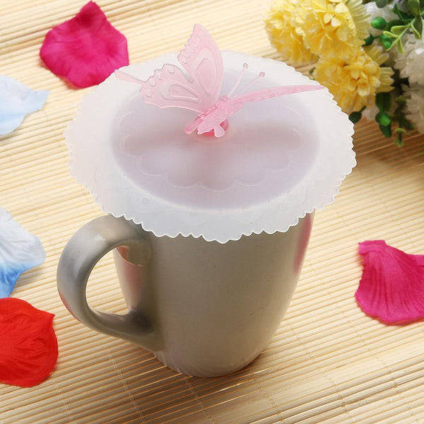 Cute Butterfly Silicone plastic cups