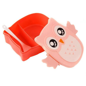 Owl portable lunch plastic boxes