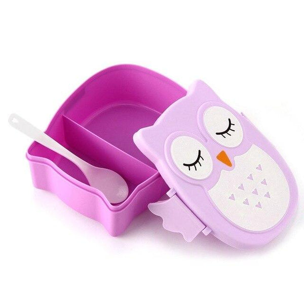 Owl portable lunch plastic boxes