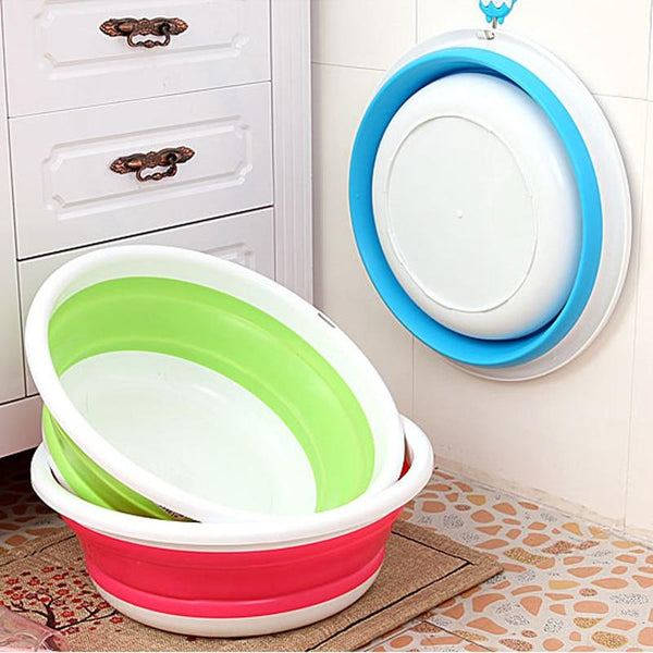 outdoor collapsible Plastic washbasin