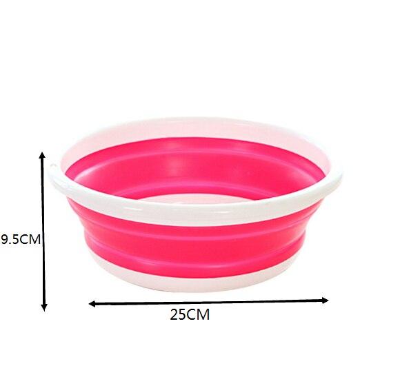 outdoor collapsible Plastic washbasin