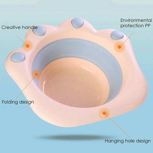 Baby Plastic Washbasin Portable Folding