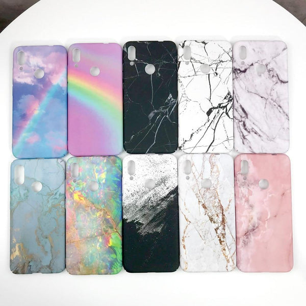 Luxury Marble Plastic Phone Cases