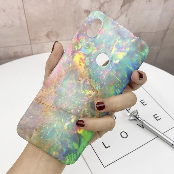 Luxury Marble Plastic Phone Cases