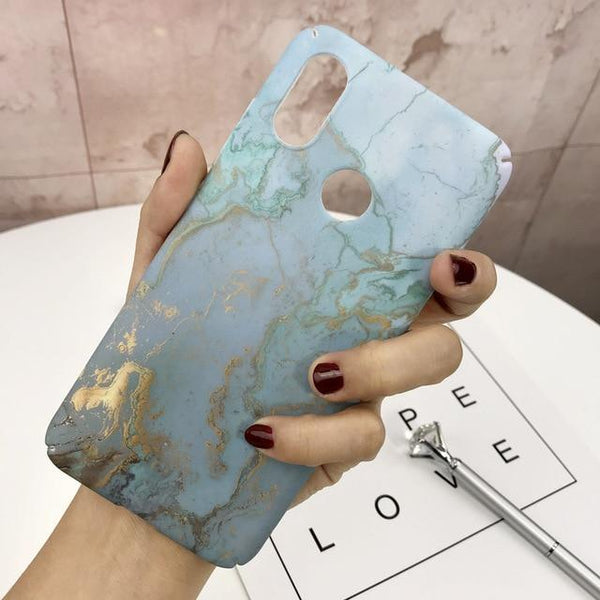 Luxury Marble Plastic Phone Cases