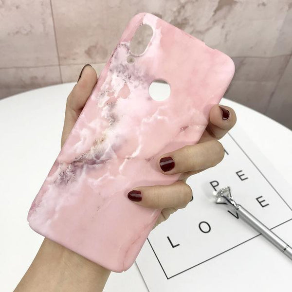 Luxury Marble Plastic Phone Cases