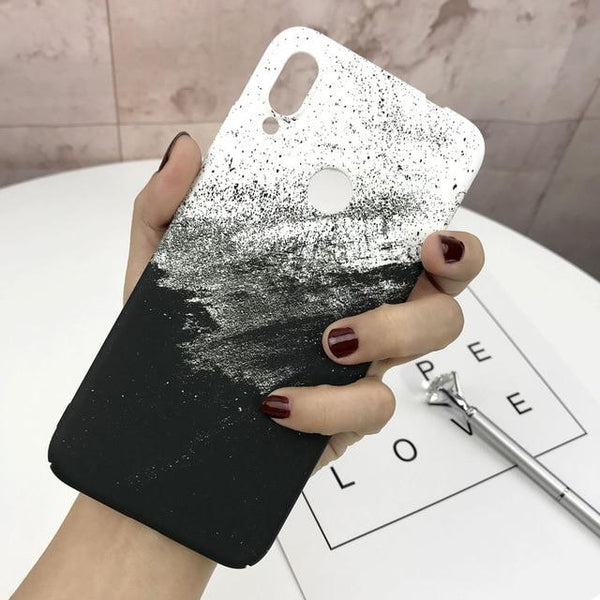 Luxury Marble Plastic Phone Cases