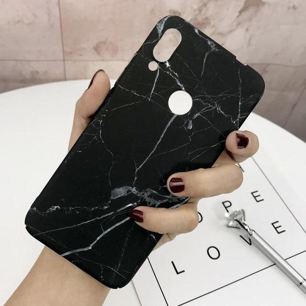 Luxury Marble Plastic Phone Cases