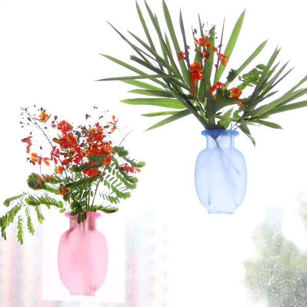 Plastic Magic Silicone Wall Vase