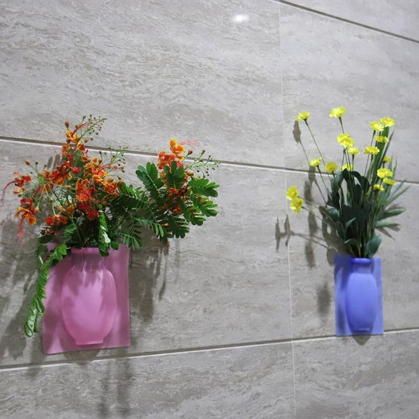 Plastic Magic Silicone Wall Vase