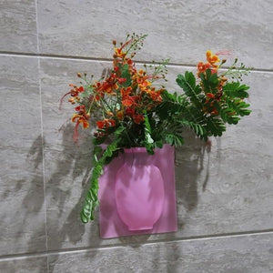 Plastic Magic Silicone Wall Vase