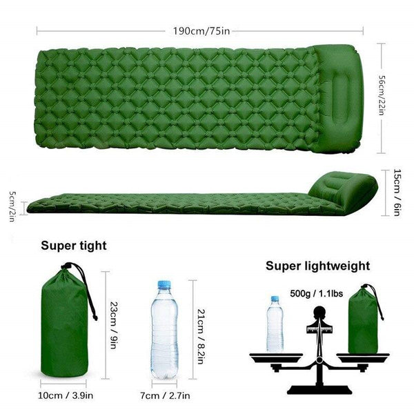 Portable Air Mattress Sleeping Pad