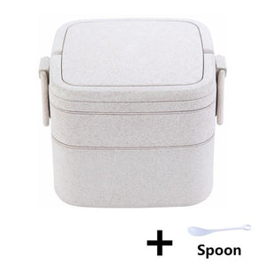 Square Lunch Box With Bag