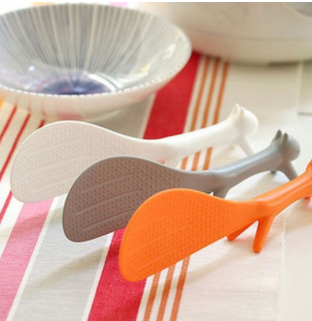 Cute Plastic Home Kitchen Spoon