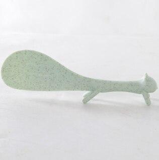 Cute Plastic Home Kitchen Spoon