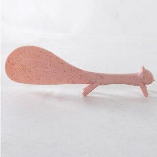 Cute Plastic Home Kitchen Spoon