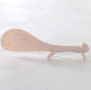 Cute Plastic Home Kitchen Spoon