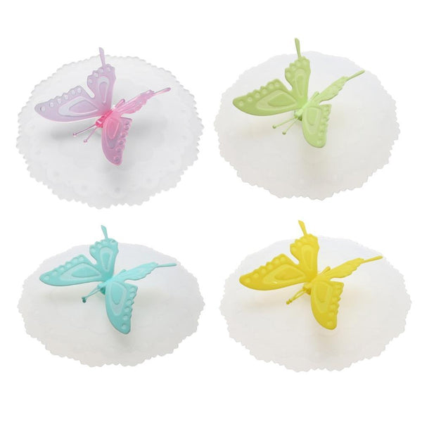 Cute Butterfly Silicone plastic cups