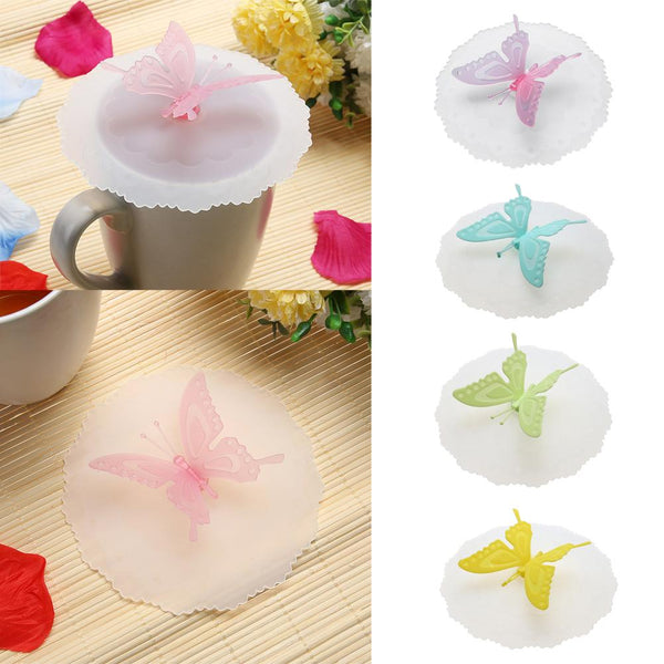 Cute Butterfly Silicone plastic cups