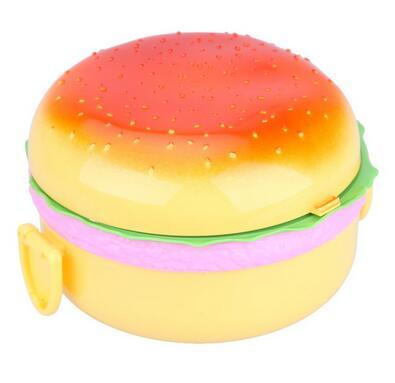 Hamburger Double Tier Lunch Box