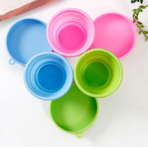 Silicone Collapsible Travel plastic cups