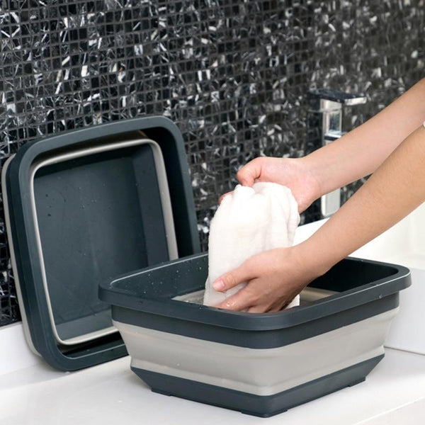 Portable Silicone Bucket Plastic Basin